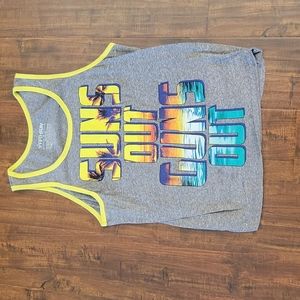 Sun's out guns out and top